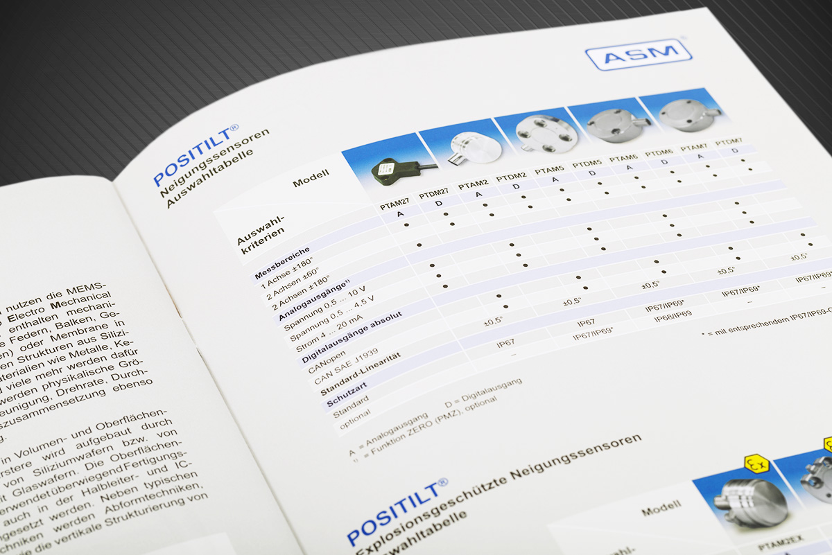  Schnieber Graphik, ASM Broschüre: Layout, Bildbearbeitung, Reinzeichnung, Druckvorstufe, Colormanagement