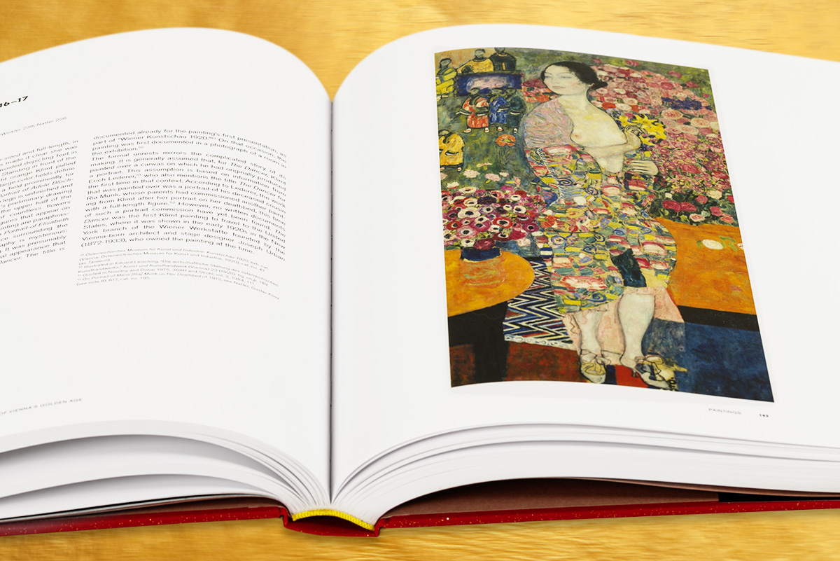  Schnieber Graphik, Gustav Klimt: Reinzeichnung, Scan, Proof, Bildbearbeitung, Druckvorstufe, Color Management